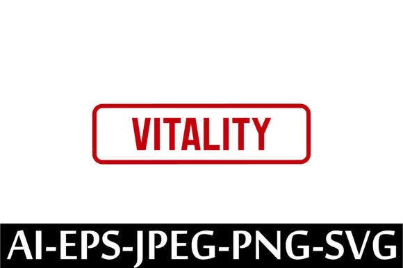 Download VITALITY Rubber Stamp Design Vector - Vital Collection