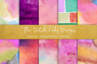 Download Waterpaint Texture Scrapbook Papers Multicolor - Book Collection