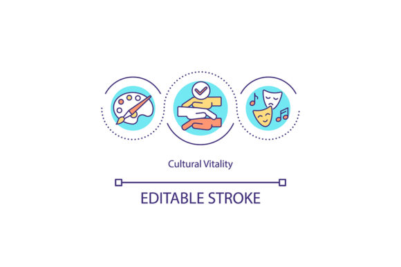 Download Cultural Vitality Concept Icon - Vital Collection