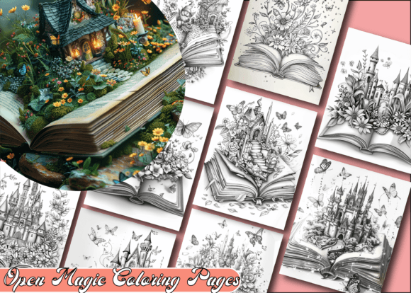 Download Open Magic Coloring Book for Adults - Book Collection