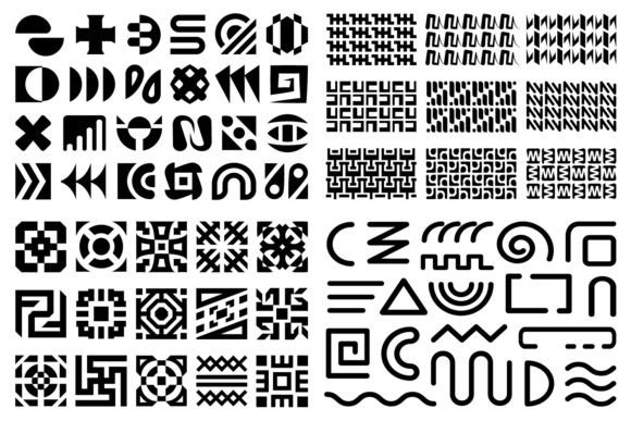 Download Abstract Geometric Design Elements Set - Geometric design Collection