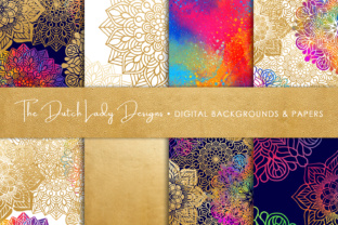 Download Mandala Pattern Scrapbook Papers - Premium Bundle