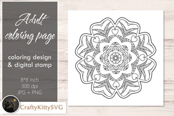 Download Mandala Art Adult Coloring Book Page - Book Collection