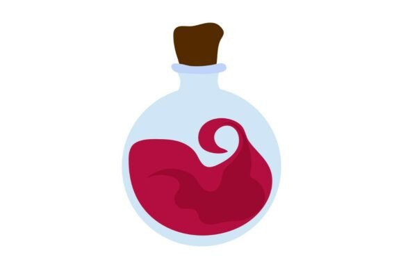 Download Swirling Red Vitality Potion - Vital Collection