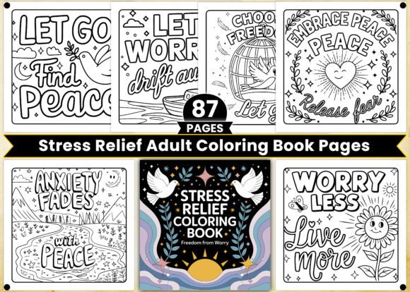 Download Stress Relief Adult Coloring Book Pages - Book Collection